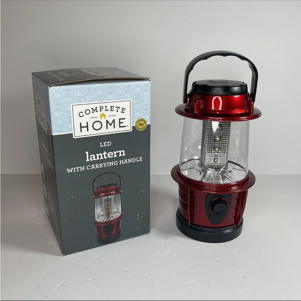 Red LED Camping Lantern - Picture 3 of 5